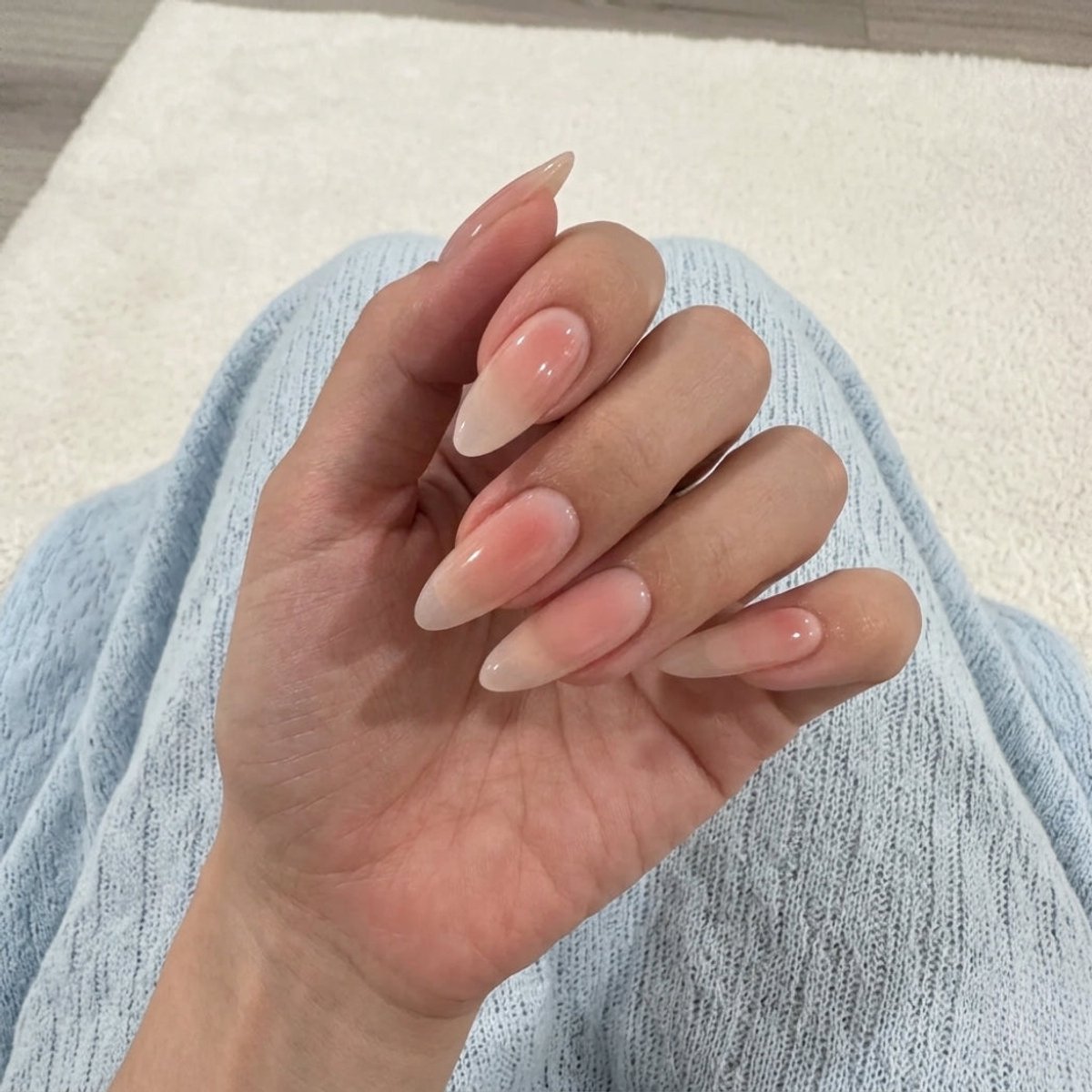 Nailo Gellak Stickers - Roze - Peach Blush - Gel Nagel Stickers UV - 28 stuks - Nail Art - Gel Nail Wraps
