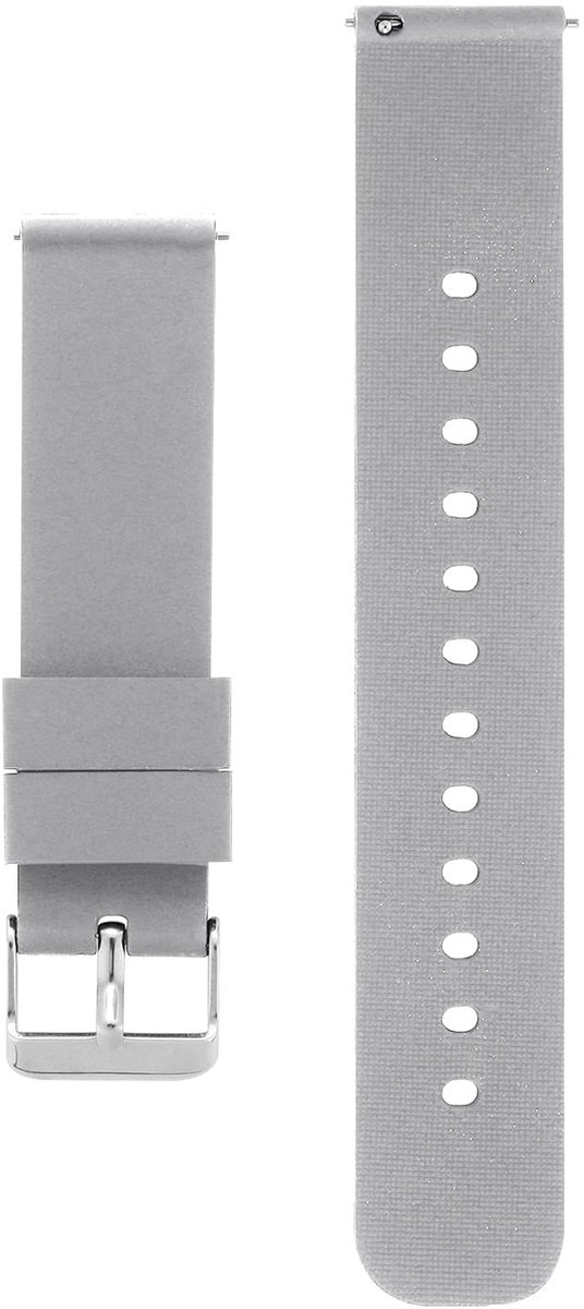 NTHProducts - Silicone Horlogebanden - Vervangende Rubber Straps - 21cm - Zilveren Gesp - Comfortabel en Duurzaam - Geschikt voor Diverse Polsmaten - I...