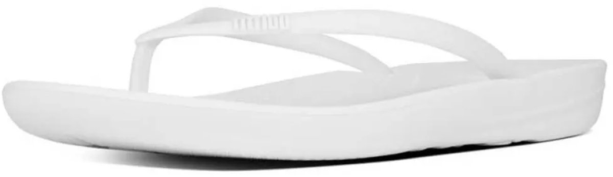 FitFlop Iqushion Ergonomic Flip-Flops TPU Dames Slippers - Urban Wit