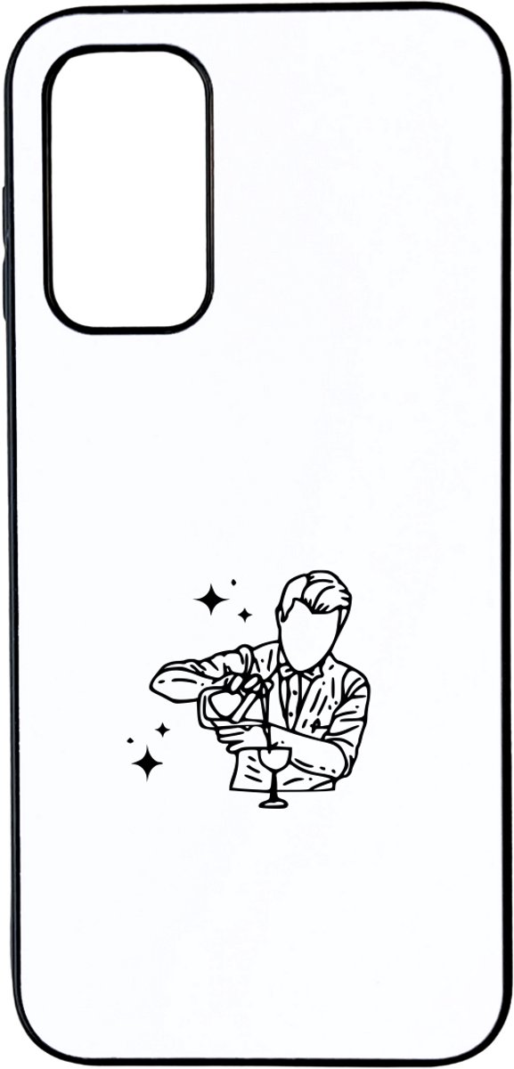 Hacebo® - Barman telefoonhoesje - Barman - Barman Barvrouw - telefoonhoesjes - Cocktailbereider, gastvrij, mixologist, drankexpert, klantgericht. - hoesje geschikt voor Samsung Galaxy A14 (5G)