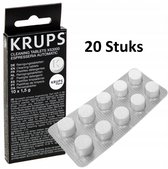 Krups XS3000 - Koffiemachinereiniger - 20 Stuks - Ook geschikt voor Dolce Gusto & Nespresso - Onderhoudsaccessoire