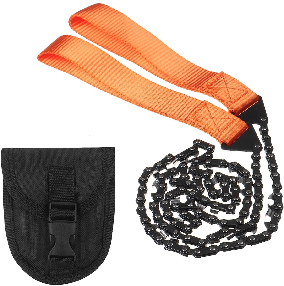 NTHProducts - Hand Chainsaw - Pocket Chainsaw - Compact en Lichtgewicht - 25.59 inch - Survival Chainsaw - Ideaal voor Outdoor Activiteiten - Voor Kam
