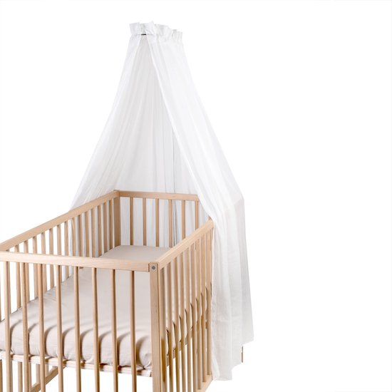 Bedhemel voor babybed - Voile Ivory — afbeelding 4