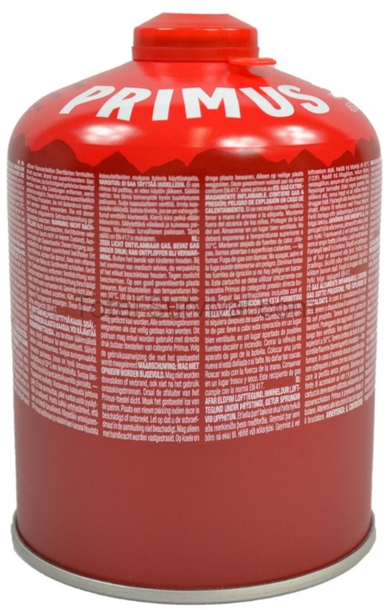 Primus Gasbus 4-seizoenen, Butaan/Propaan/Isobutaan, 450g