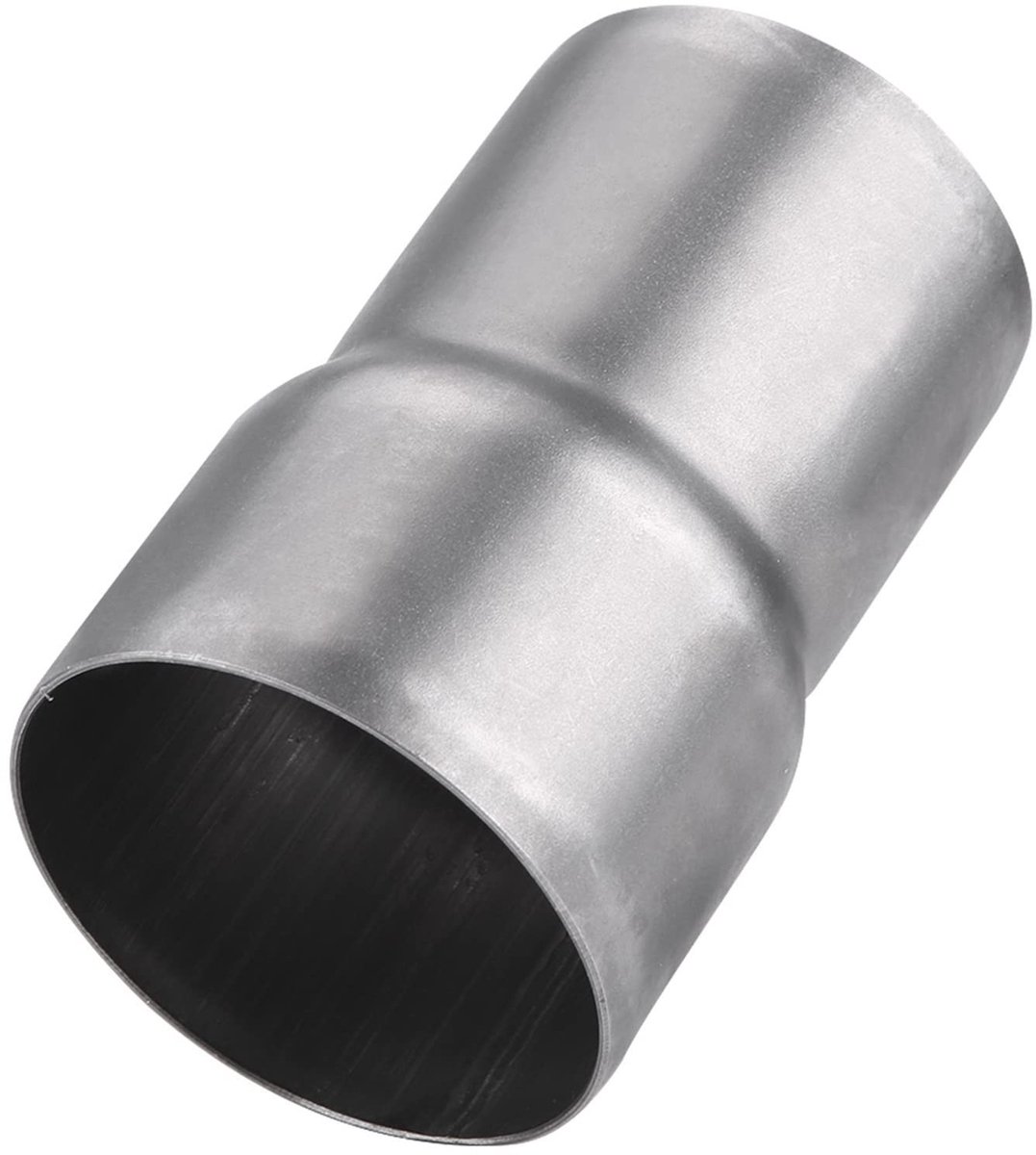 Qiilu 51mm naar 60mm Motoruitlaat Verkleinadapter van RVS - Universele Connector