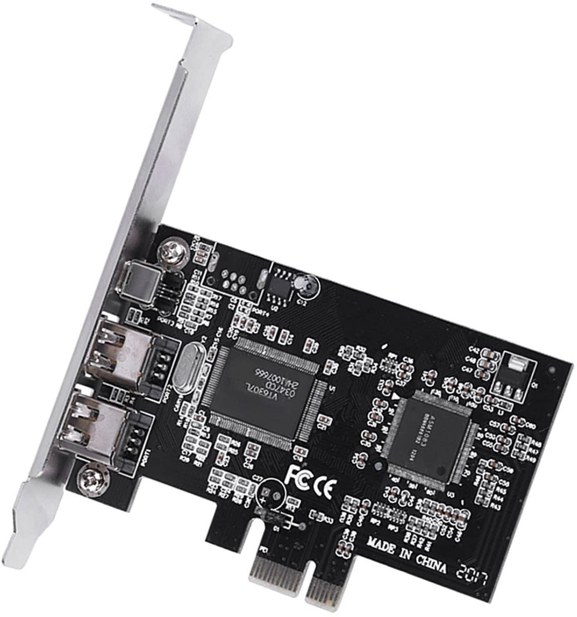 Allecto - PCI Express Firewire - 1394 Controller Card - Hoge transmissiesnelheid - Desktop PC - Geschikt voor laptops en computers