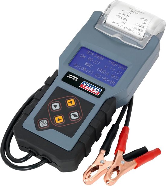Accu Tester - Batterij Tester - Auto Diagnose - Met Printer - 12 Volt - Rood