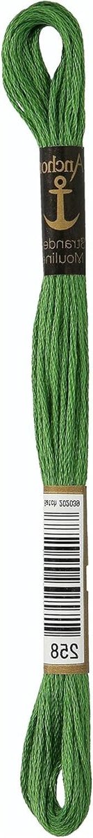 Borduurgaren - Borduurkatoen Flos - Kruissteek Werk - Dubbel Gemerceriseerd - 875 Yards - Groen