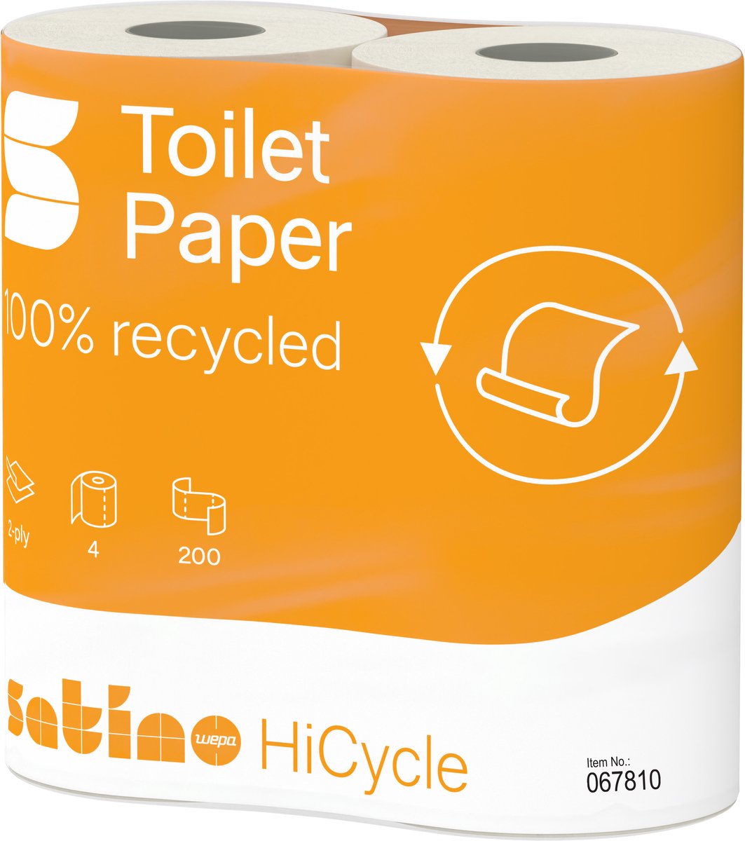 Toiletpapier Satino HiCycle | 2laags | 067810 | 48 Rollen | MT1