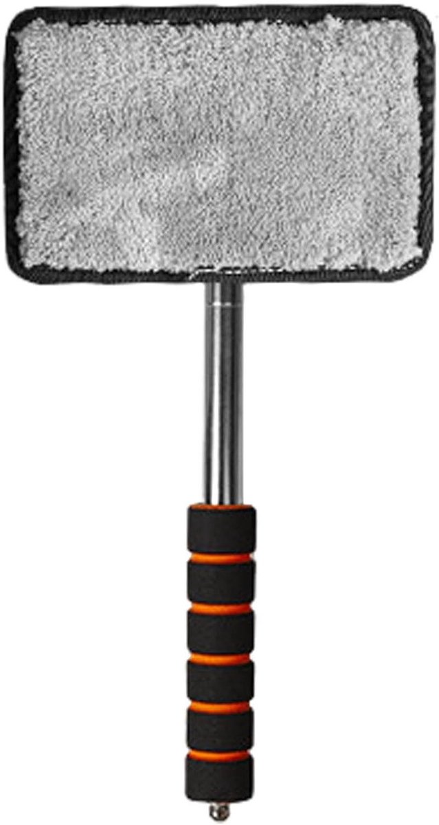 Telescopische ruitenreiniger, autoreinigingsgereedschap voor de voorruit, microvezel autoruitenreiniger, voor voertuigen binnen en buiten