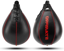Starpro Speedball Hoogwaardige Teardrop-bokszak van premium kunstleer voor boksen, Muay Thai, MMA-training, precisieslagen en hand-oogcoördinatie