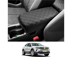 CDEFG Compatibel met Opel Mokka B/Mokka-e EV 2021-2023 2024, middenarmsteun, armleuningen, deksel, afdekking, krasbescherming, middenconsole, kunstleer, armleuning, box, cover, auto, mokka accessoires