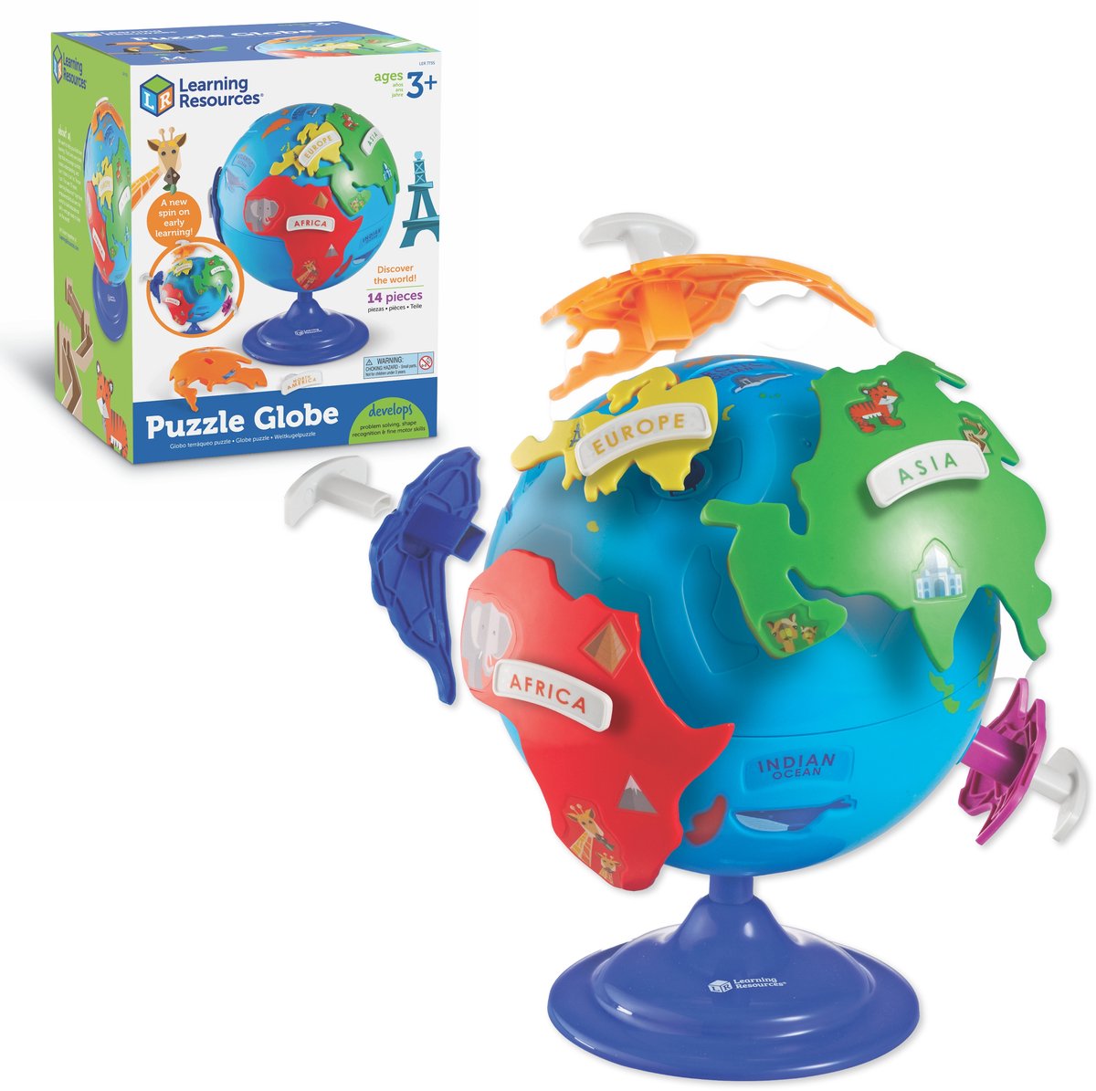 Learning Resources puzzel globe - 3+