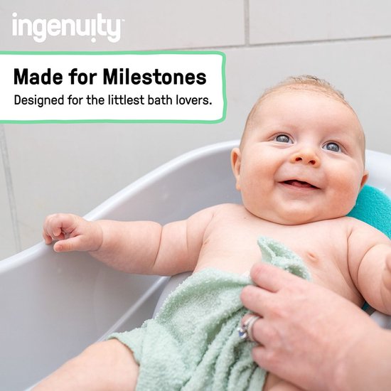 Babybadzitje foldaway bather roze - Ingenuity - vanaf 0 maanden — afbeelding 2
