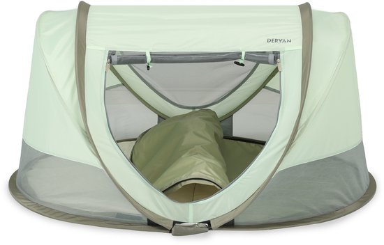 Deryan Scott Campingbedje - Babytent - Anti-UV 50+ - Peuterbed - Groen van Deryan — afbeelding 2