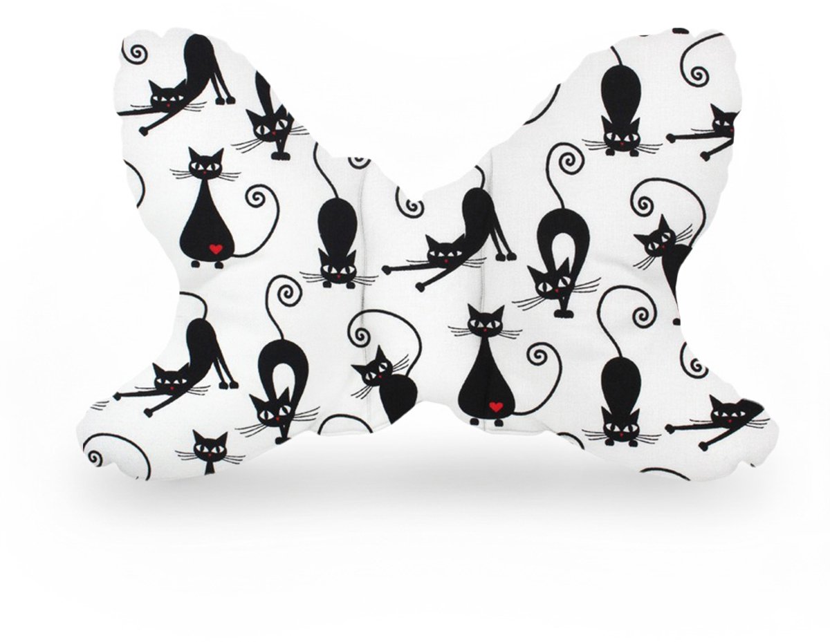 BabyUniverse - Anti-schok Kussen - Katten - In Kinderwagen - Oeko-Tex