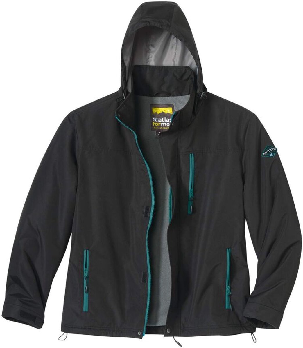 ATLAS FOR MEN - Windjack van microvezel met fleecevoering - Heren - Verkrijgbaar in grote maten - XL