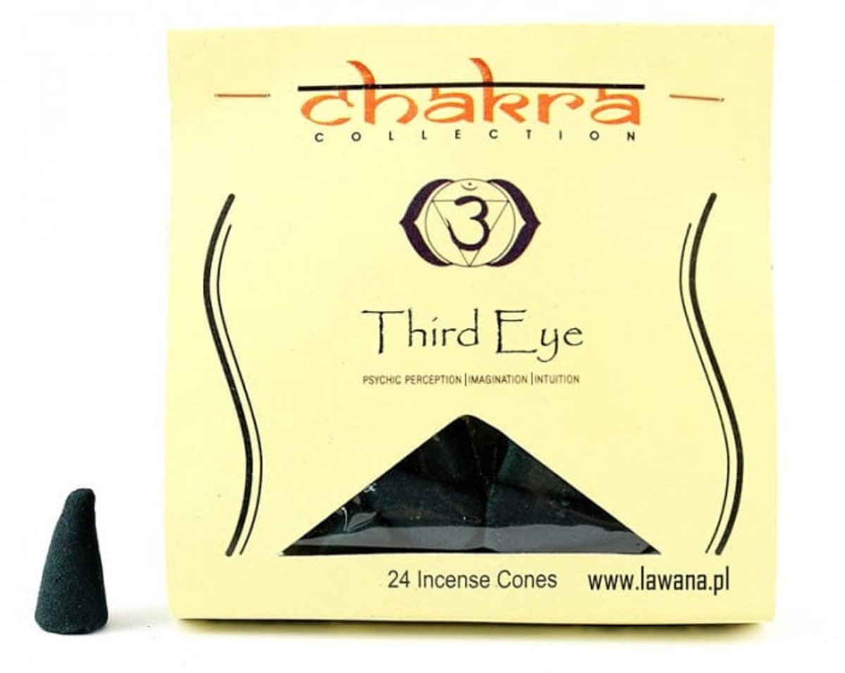Song of India - Inner Vision - Kegelwierook - 24 stuks - 6de Chakra