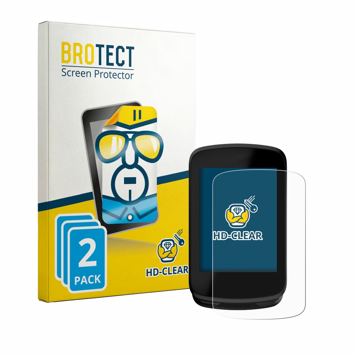 BROTECT - Screenprotector voor Magene C606 V2 - Folie Beschermfolie transparant 2 Stuks