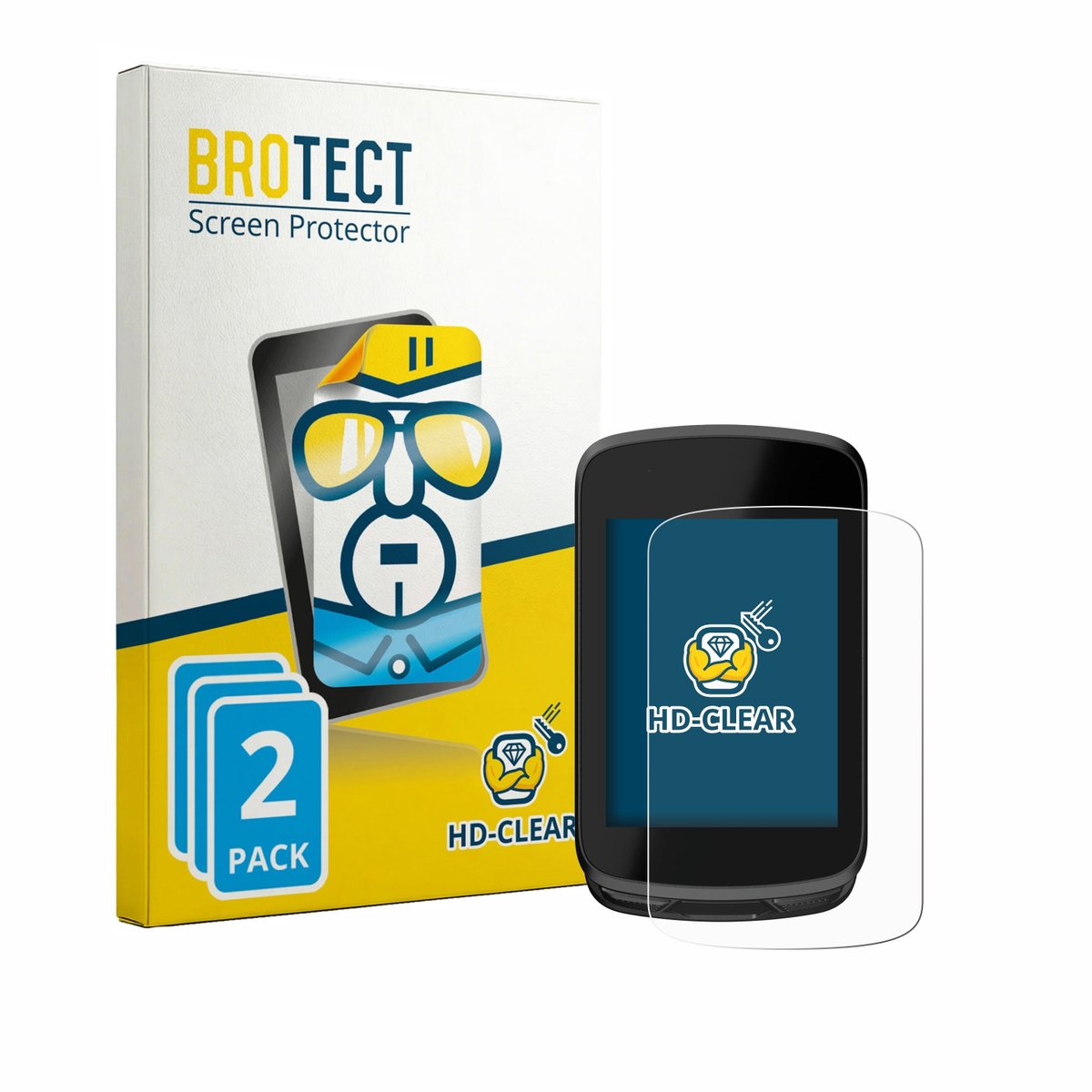 BROTECT - Screenprotector voor Magene C606 Pro - Folie Beschermfolie transparant 2 Stuks