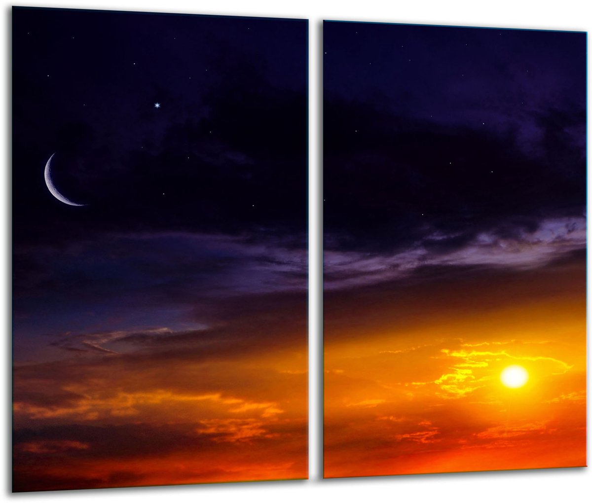 TMK ArtDeko - Snijplank - 2x 30x52 cm - Inductie - Decoratief