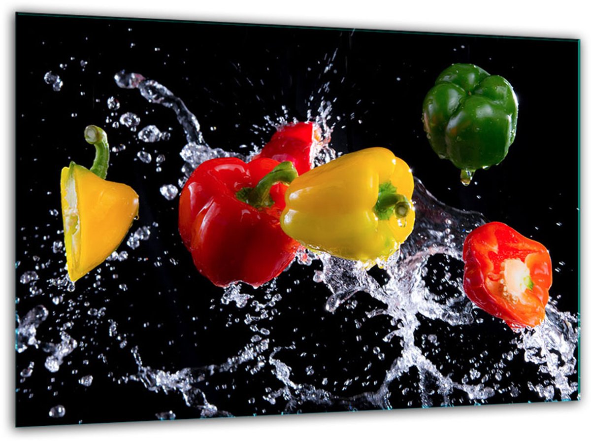 TMK ArtDeko - Gelaagd Glas Snijplank - 30x22 cm - Hittebestendig - Krasbestendig - Antislip