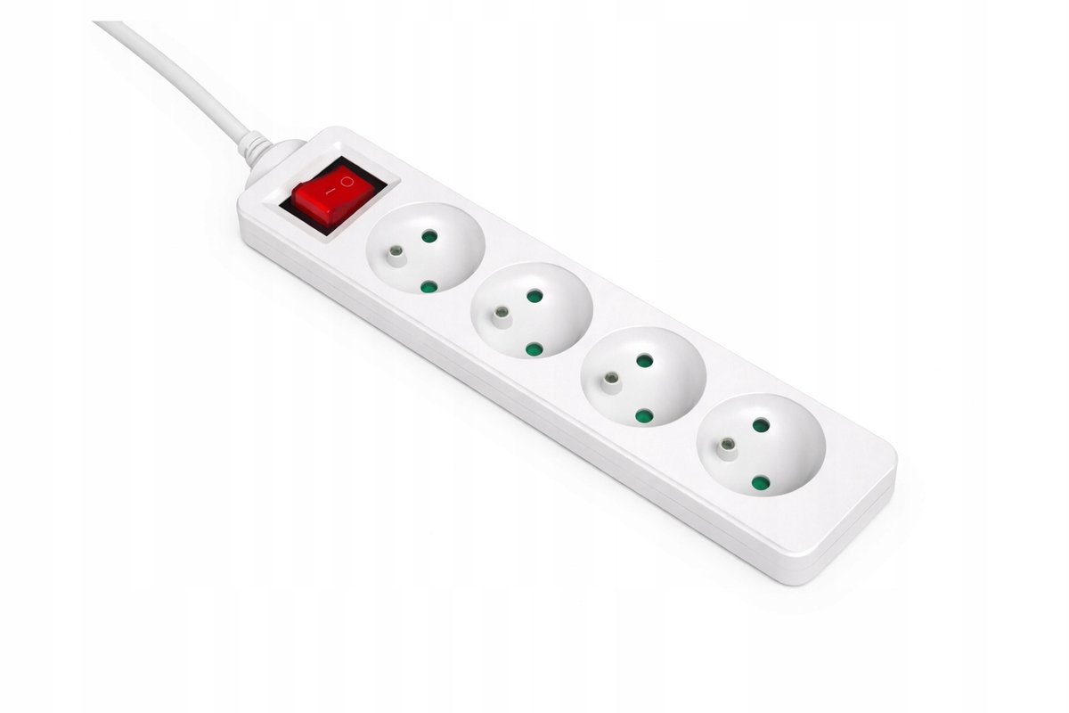Rgb Technik - Stroomverdeler - 4 Stopcontacten - 3.0M - Schakelaar