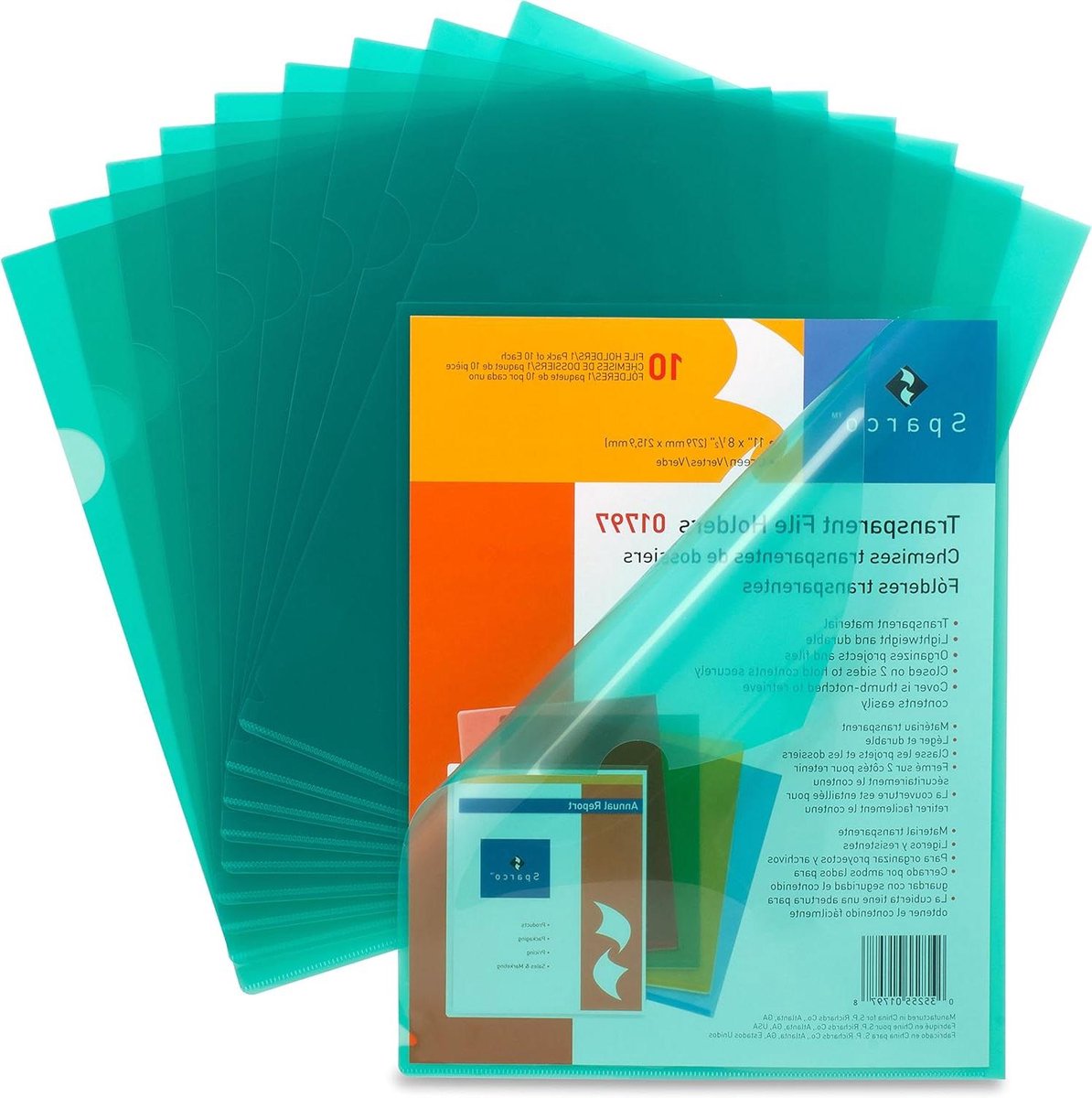 Documenthouder - Kopiehouder - Bureau organiseren - Transparant ontwerp - 24 x 30 cm - Transparant