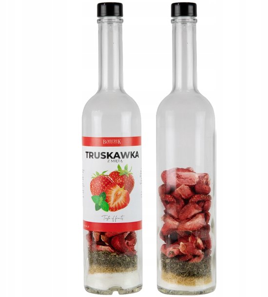 Bimberek - Serie - 500ml Fles voor Huisgemaakte Likeur - Liofiliseerde Vruchten van Bimberek — afbeelding 4