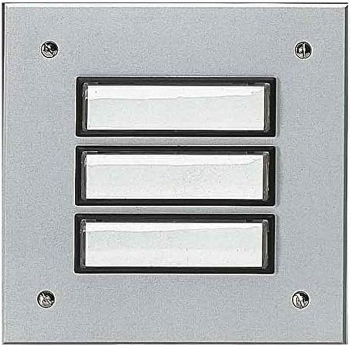 Etageplaat Zilver - Deuropener Plaat - Deur Communicatie - Origineel Onderdeel - 44 x 15 x 21 cm - Zilver