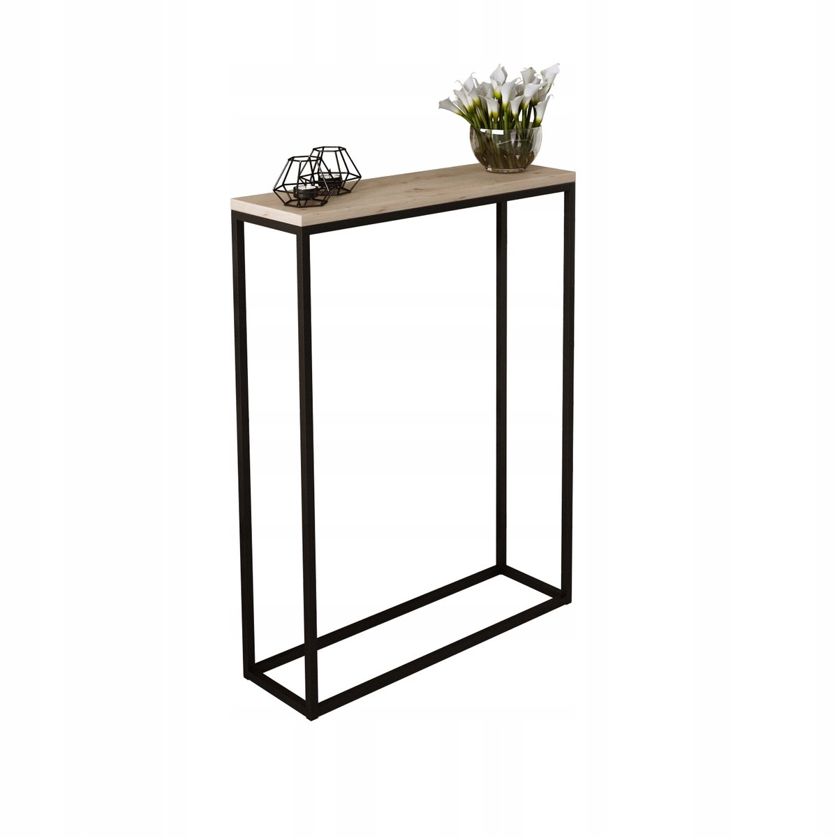 FutuStal - Kunstserij - Consul - Zwart - Dąb Artisan - 60x20 cm