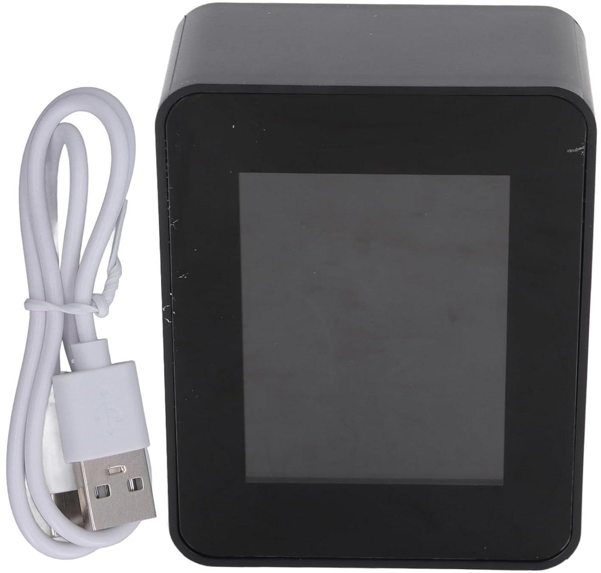 Luchtkwaliteitsmeter CO2 Detector - Binnenlucht Monitor - Lucht Kwaliteit Meten - LCD Kleurcodering - 400-5000 PPM - Wit