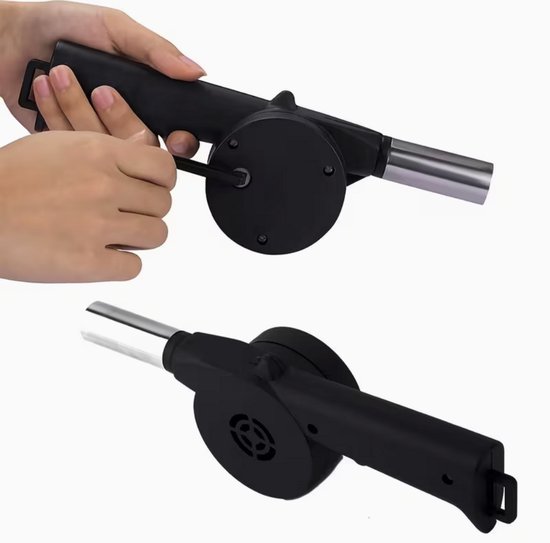 Handmatige BBQ Ventilator - Vuurgolfbuis -Kamperen - Picknicken - BBQ - Zomer - Vakantie van Merkloos — afbeelding 5