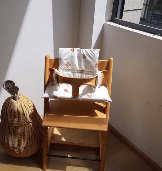 Stoelkussen voor Groei-Kinderstoel - stoelverkleiner - Zacht Kussen geschikt voor Trip Trap Houten Kinderstoelen van Merkloos — afbeelding 3
