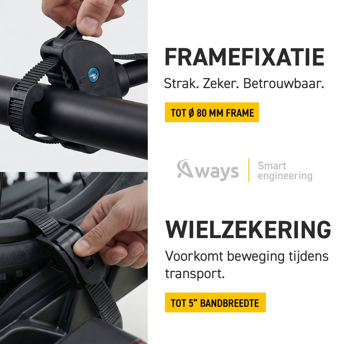 Aways Fietsendrager 2 fietsen met oprijgoot thumbnail 5