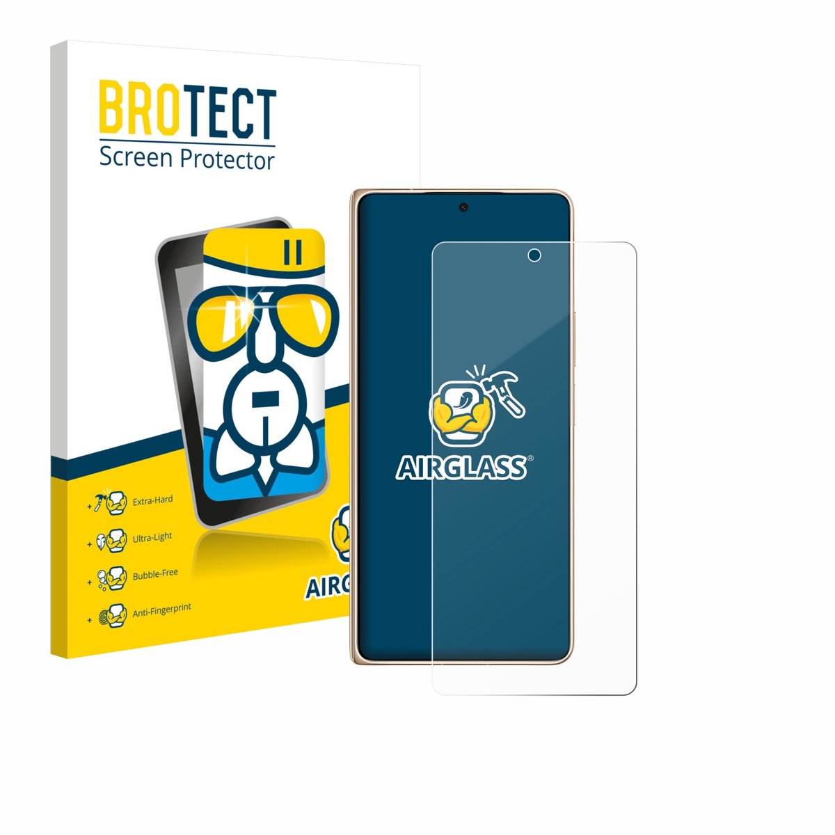 Screenprotector voor Honor Magic V6 Beschermglas transparant