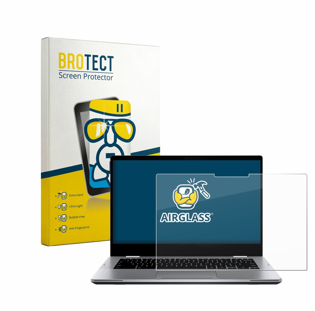 Screenprotector voor ASUS Chromebook Flip CX1 CX1400FKA Beschermglas transparant