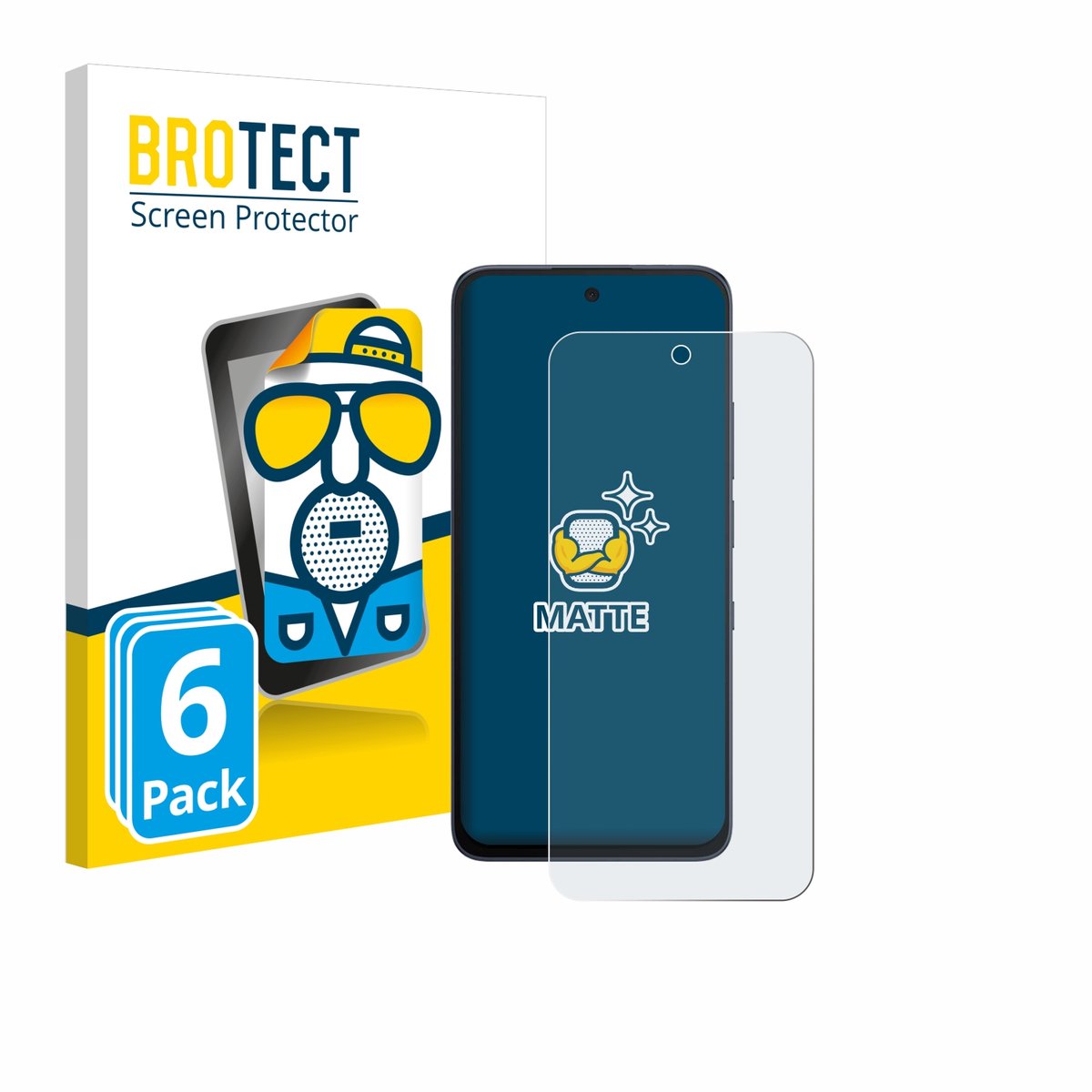 BROTECT - Screenprotector voor TCL NxtPaper 70 Pro - Folie Beschermfolie matte 6 Stuks