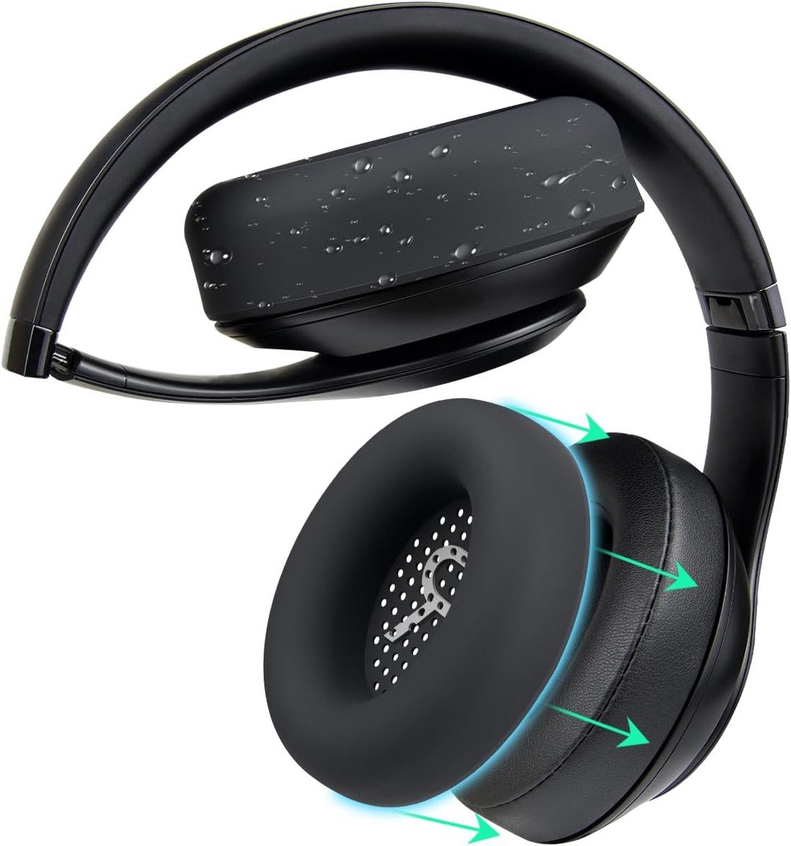 Siliconen Oorkussens voor Over-Ear Hoofdtelefoons, Beschermend, Wasbaar en Duurzaam, Geschikt voor Beats Studio 2/3/Pro