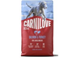 Carnilove Active Dog Dry Made with Salmon & Turkey for Adult Large Breeds 4 kg