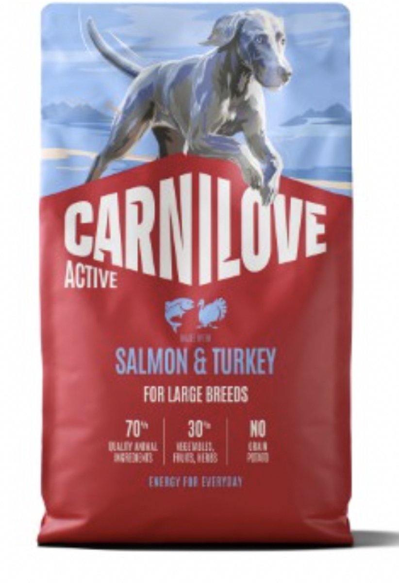 Carnilove Carnilove Active Zalm en Kalkoen Large Breed