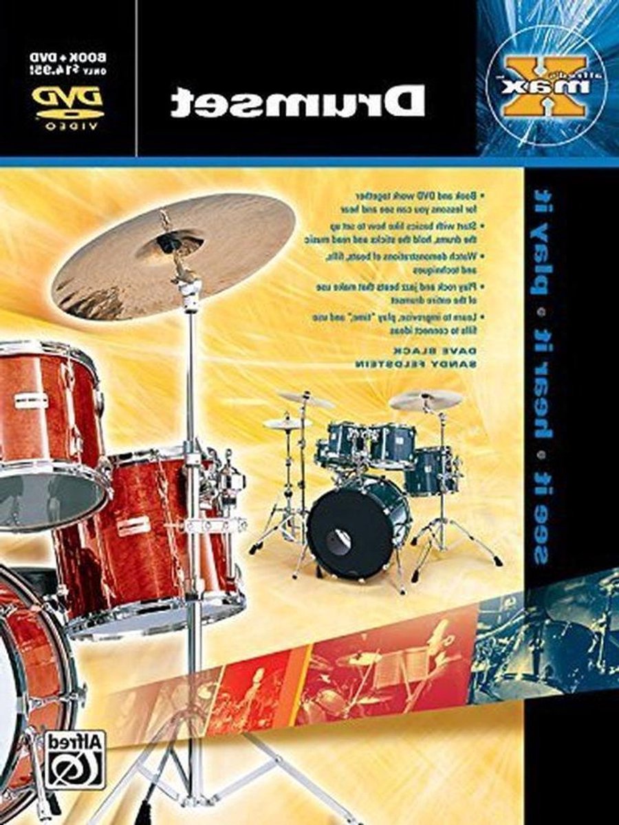 Drumstel Instructieboek - Drumles Boek - Drummen Leren - Inclusief DVD - N.v.t. - N.v.t.
