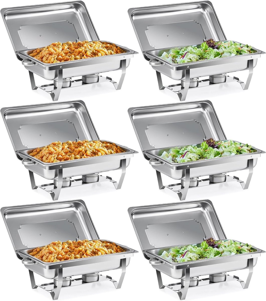 Buffetwarmer - Opwarmapparaat met Kookplaatfunctie - - warm serveren