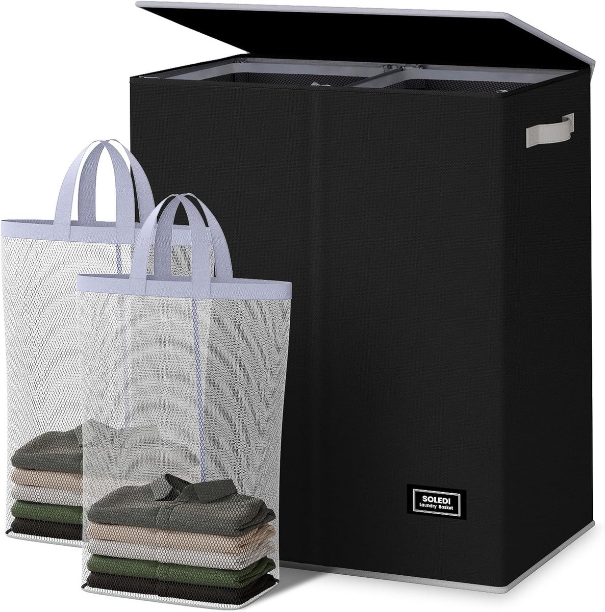 Dubbele Wasmand - Sorteer Wasmand - Wassorteerder - opbergsysteem