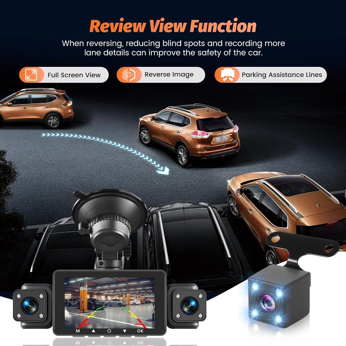 Dashcam voor de Auto - Autocamera - Rijrecorder - Autorijcamera – foto 7