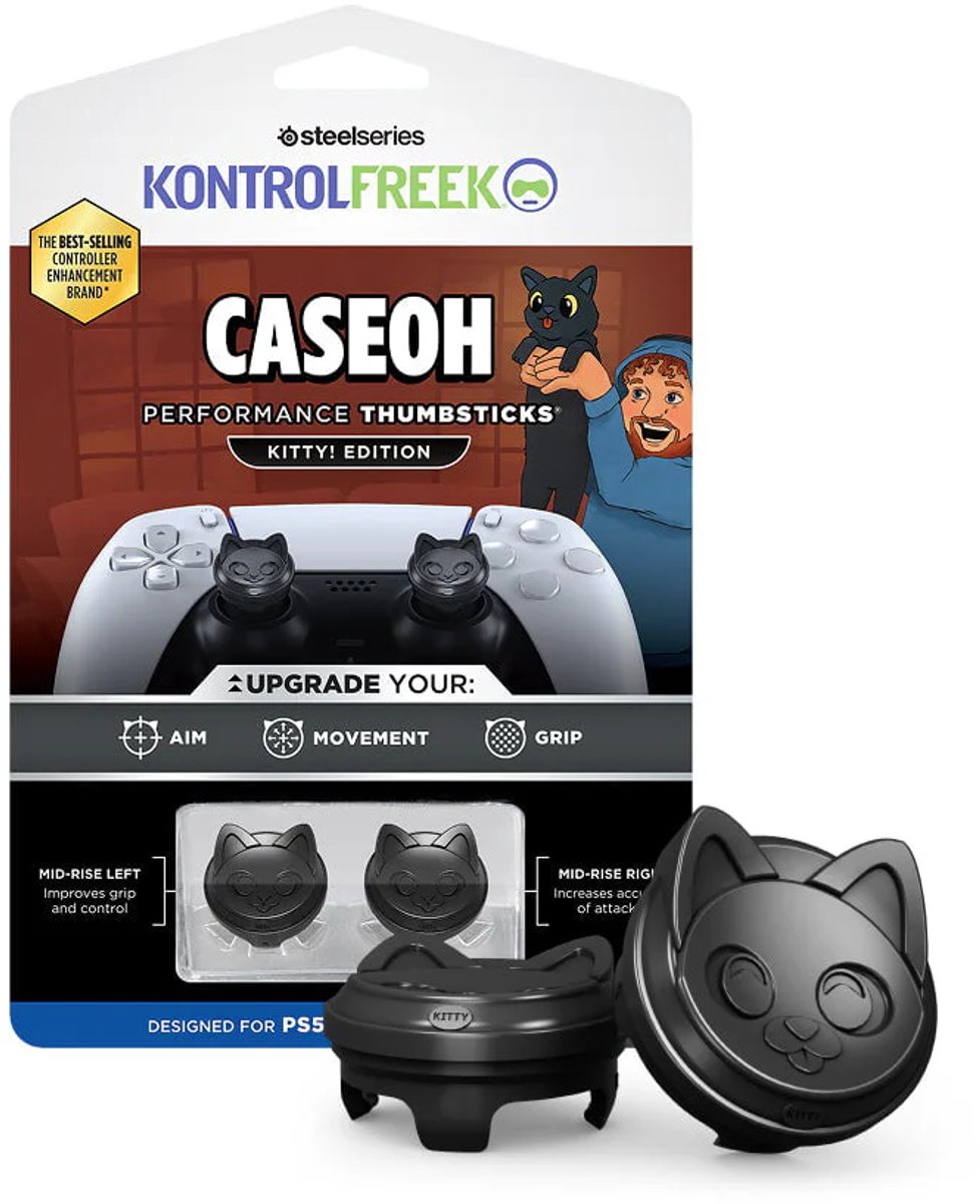 KontrolFreek CaseOh Performance Thumbsticks Kitty! Edition