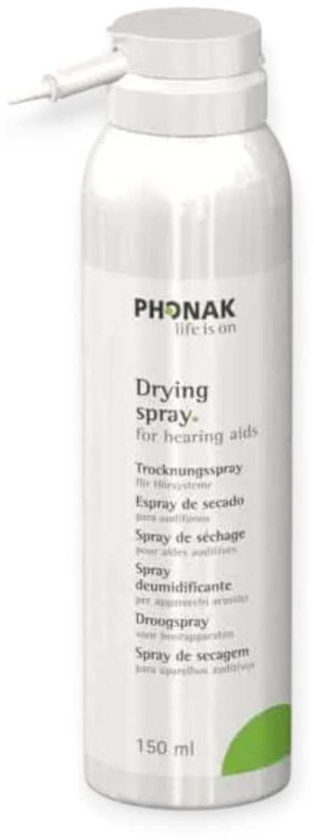 Phonak drying spray – 150 ML - snelle en veilige droging van hoorslangen en oorstukjes