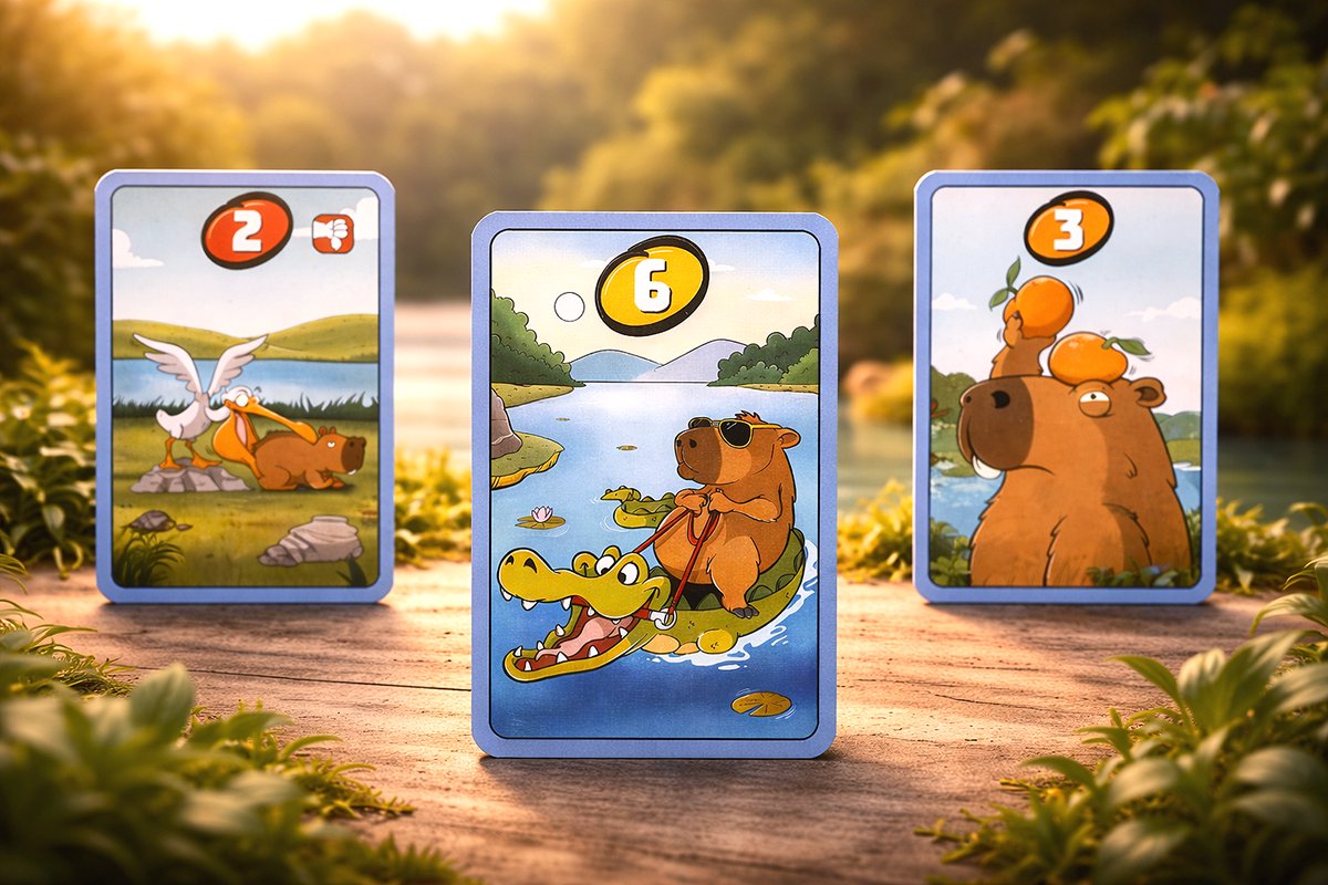 999 Games - Swapybara - Kaartspel - veel spel in een compact doosje — afbeelding 2
