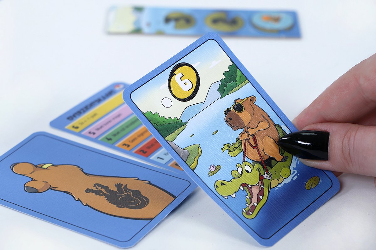 999 Games - Swapybara - Kaartspel - veel spel in een compact doosje — afbeelding 3