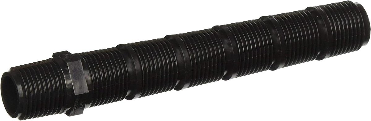 Sproeier Riser - Verhoger Sproeier - Gazon Besproeien - Poly Afgesneden - 1/2 inch x 6 inch - Zwart